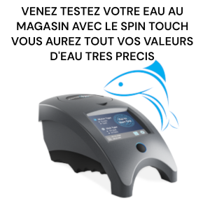 TEST D'EAU AVEC LE SPIN TOUCH