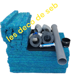 Kit tapis japonais pour cuve de 1000l