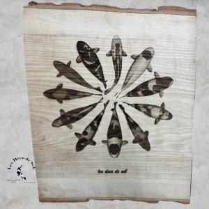 PLATEAU CHENE DIFFERENTE KOI